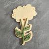 Hand Painted Mother's Day Plaque Decoration Mom Gifts Flower Table Decor Ornament Wooden Flower Craft Home Party Decorations