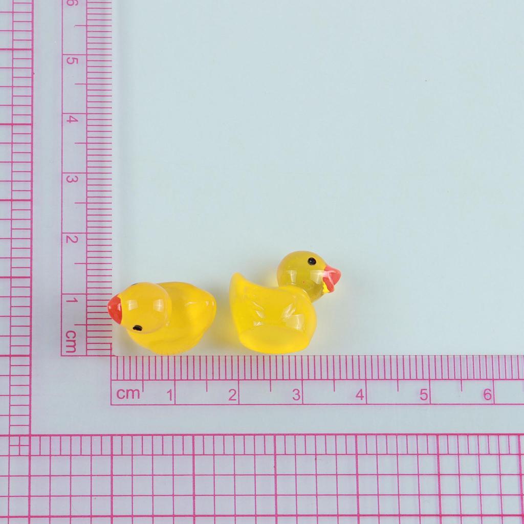 Colorful Resin Duckling Miniatures: DIY Luminous Accessories for Micro Landscape & Moss Ornaments