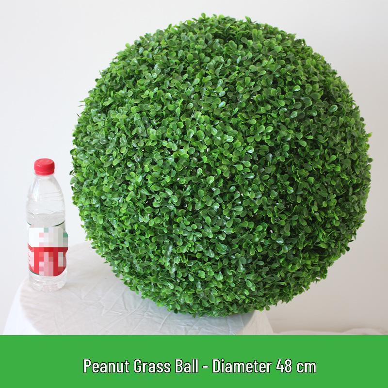 Artificial Greenery & Grass Ball Ceiling Decoration for Visual Merchandising and Store Windows