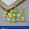 Champagne Silk Imitation Flowers for Hairpins, Hanfu Headdresses, Souvenirs, and Performance Accessories.