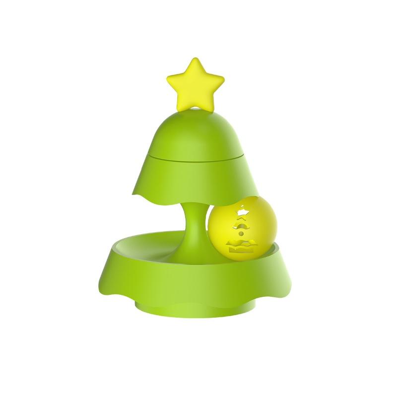 

Christmas Tree Cat Multi functional Track Luminous Ball Cat Toy Self Hi Soothing Sound Ringing Cat Toy