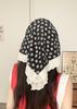 2025 Grid Style Plaid Strap Headscarf Hats for Women Sunmmer Seadise Beach Vacation Sun Protection Fashion Versatile Sun Hat