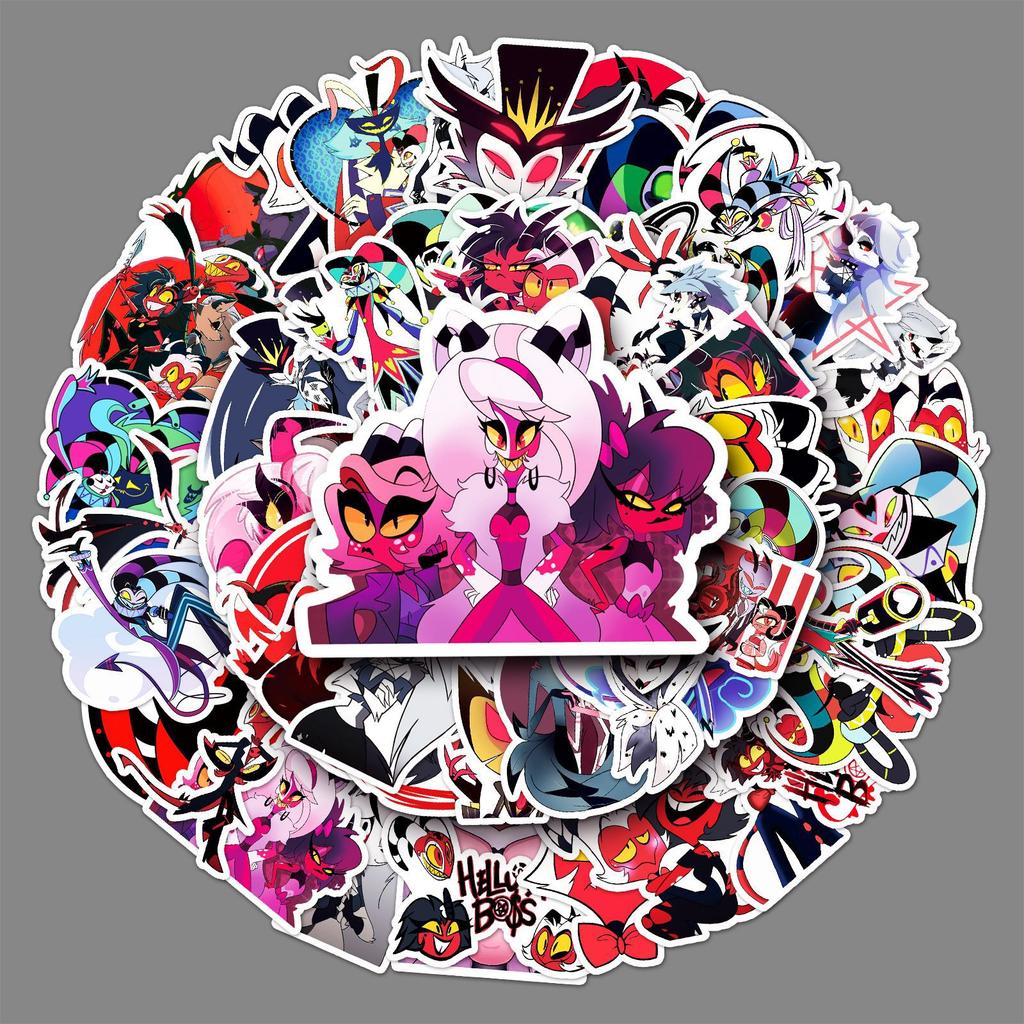 50 Pictures of Extremely Evil Boss Doodle Cartoon Cartoon Game Children's DIY Mobile Phone Case Suitcase Stickers Waterproof