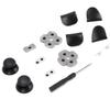 Controller Replacement Kit for PS5 Handle Conductive Rubber Pad Rocker 3D Plastic Cap L12 Replacement Buttons Set