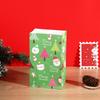 8PCS Christmas Kraft Paper Bags Snowman Gift Wrapping  Party Favors Decoration