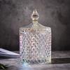 Europäisches Retro-Glas-Aufbewahrungsglas mit Deckel, Transparenter Goldener Schmuck- & Wattestäbchenhalter, Süßigkeiten- & Make-up-Pinsel-Organizer