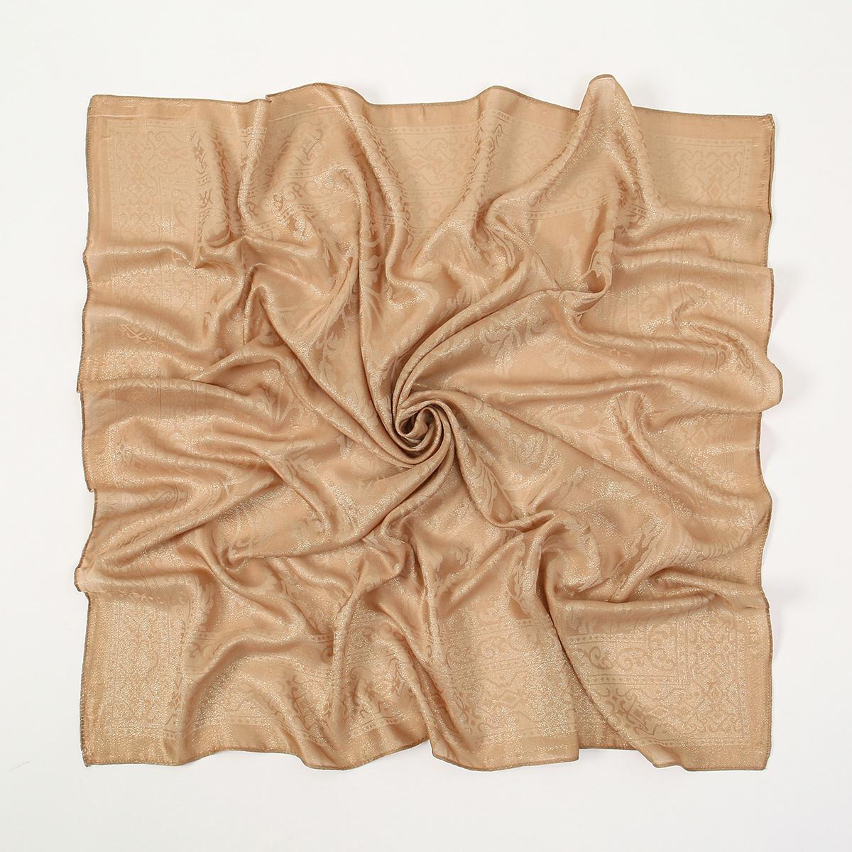 

100*100cm Muslim Square Scarf Plaid Pattern Hijab Scarf Woman Muslim Hair/Headwraps Fashion Femme Turban Ramadan Headscarf