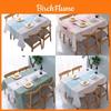 Elegant Waterproof Oilproof Tablecloth Cover Protector For Simple Home Dining Decor