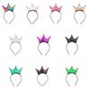 Sparkling Sequins Crown Hairband For Girl Birthday Party Glittering Headwear Toddler Birthday Party Hair Accessory