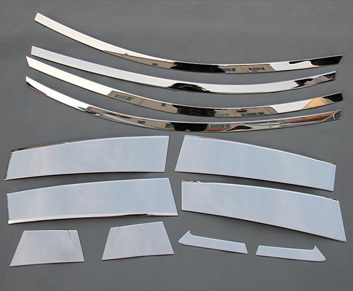 Otai Custom Window Trim for Honda Lingpai: Upper and Center Pillar Bright Strips