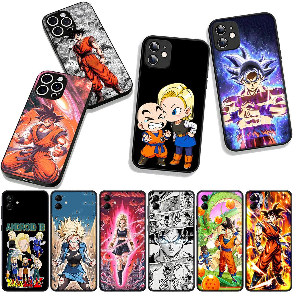 For Motorola Moto G54 G05 G24 G55 G75 G85 G15 G57 G86 Power Edge 50 30 Ultra Fusion Neo Pro Case Android 18 Dragon Gokus Ball