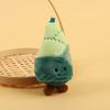 British Jelly Fun Vegetable Plush Toy Sports Ice Hockey Eggplant Pendant Boutique Plush Key Small Pendant