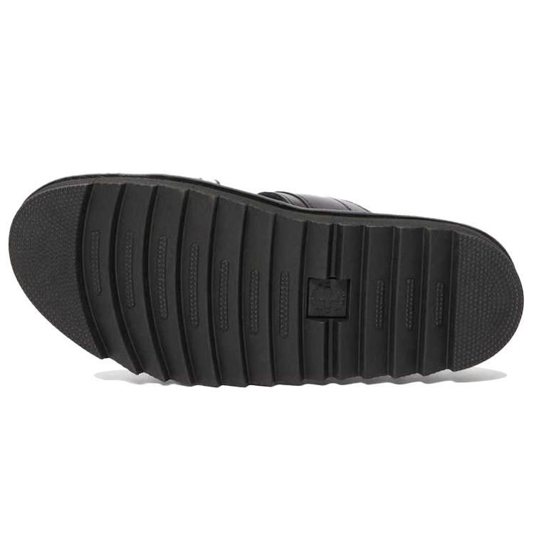 Dr. Martens Myles Brando Leather Sandals Black Men's 23523001