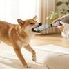 Giocattolo per Cani Scoiattolo Stridente Giocattolo da Masticare Interattivo per Cani Giocattolo in Lattice Animale per Cani Tiro alla Fune per la Pulizia dei Denti e l'Addestramento dei Cani