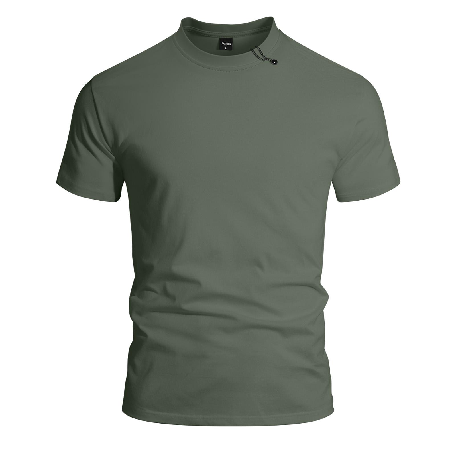 

Men s Shirt With Turn-down Collar And Short Sleeves – Casual, Sophisticated T-shirt L