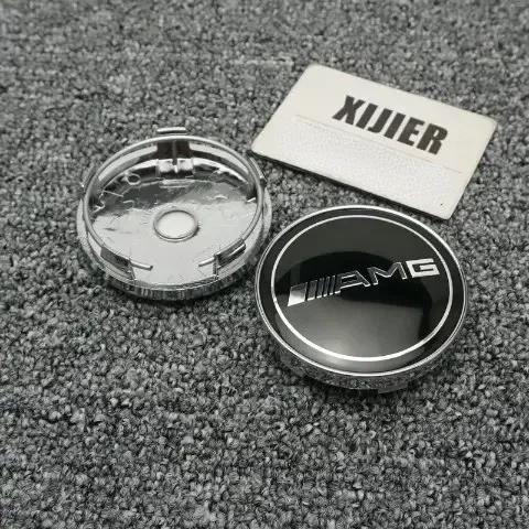 4PCS 60mm Diameter ABS Hub Cover for Mercedes-Benz Cars And SUVs Replacement Wheel Hub Cap