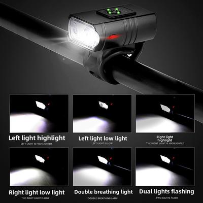Bicycle Lights, Aluminum Alloy Headlights, Strong Light Riding Flashlight Equipment, Night Riding, Road Mountain Bike Accessorie