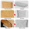 Water Hyacinth Toilet Paper Storage Baskets Large Capacity Wicker Woven Wicker Baskets Household with Lids