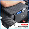 PU Leather Car Armrest Mat Tissue Boxes Height Pad Armrest Box  For Crosa D Astra H Insignia Astra J Zafira B Mokkaastra Vivaro Astra G