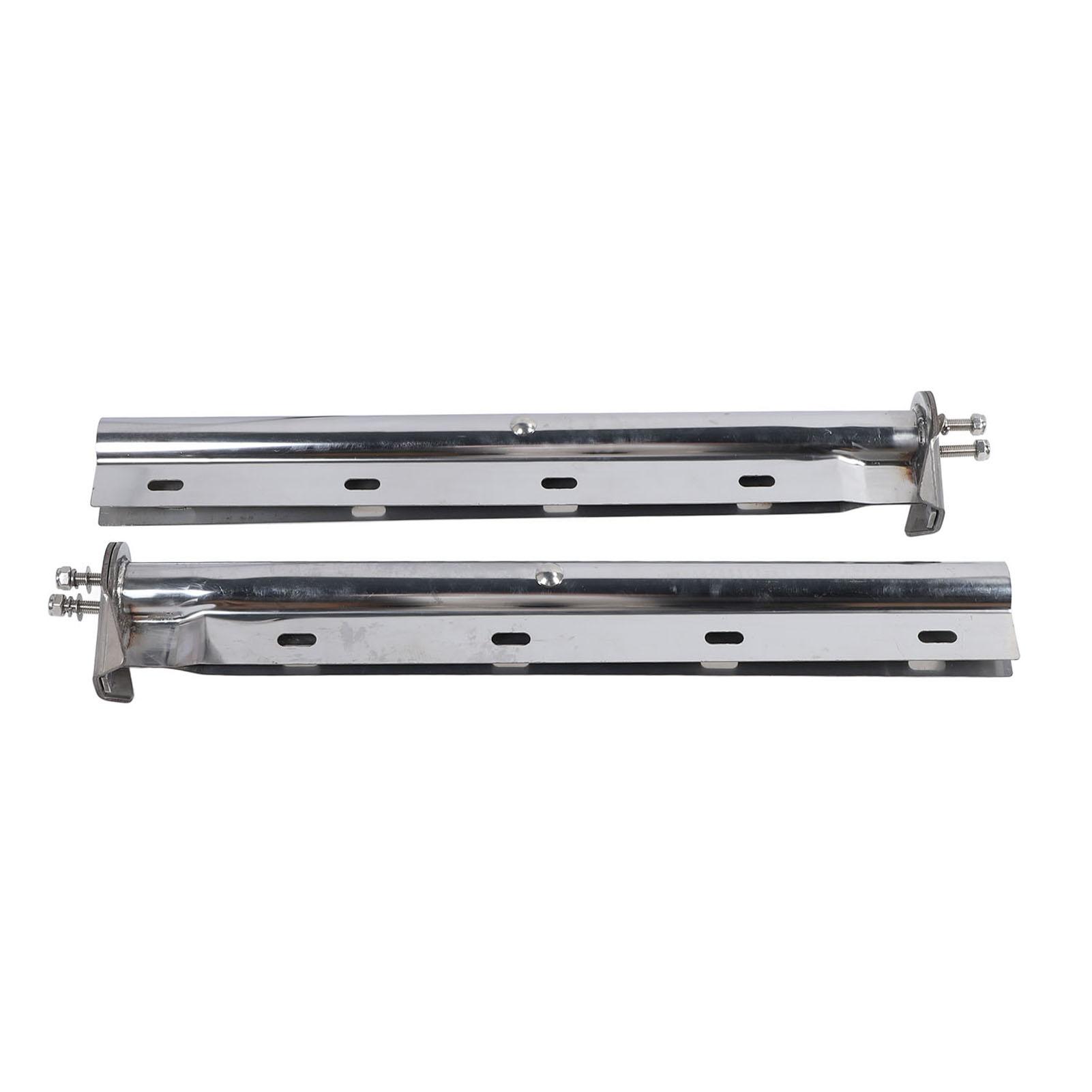 1 Pair Mud Flap Hanger 1‑1 8 Inch Bolt Spacing 28in Length Stainless Steel Mud Flap Hanger Replacement for Freightliner