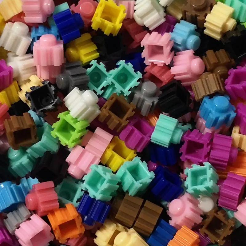 Non-Toxic 1Kg 8Mm Diamond Building Blocks 31Colors Diy 3D Small Brick For Children Figures Character Educational Toy Kids Gifts