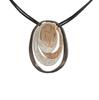 Classic Fashion Long Female Pendant Wind Geometry Metal Contrasting Color Necklace Sweater Chain
