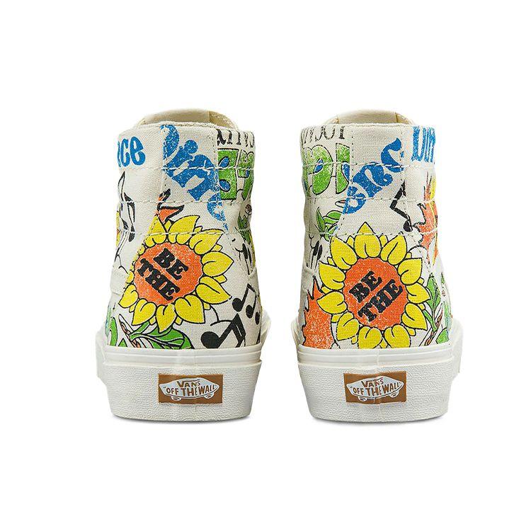 Vans Sk8-Hi Tapered Eco Theory - Eco Positivity Unisex Sneakers Multi-Color VN0A4U16ARG