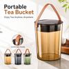 10L Portable Tea Strainer with Lid, Large Wastewater Container for Kitchen