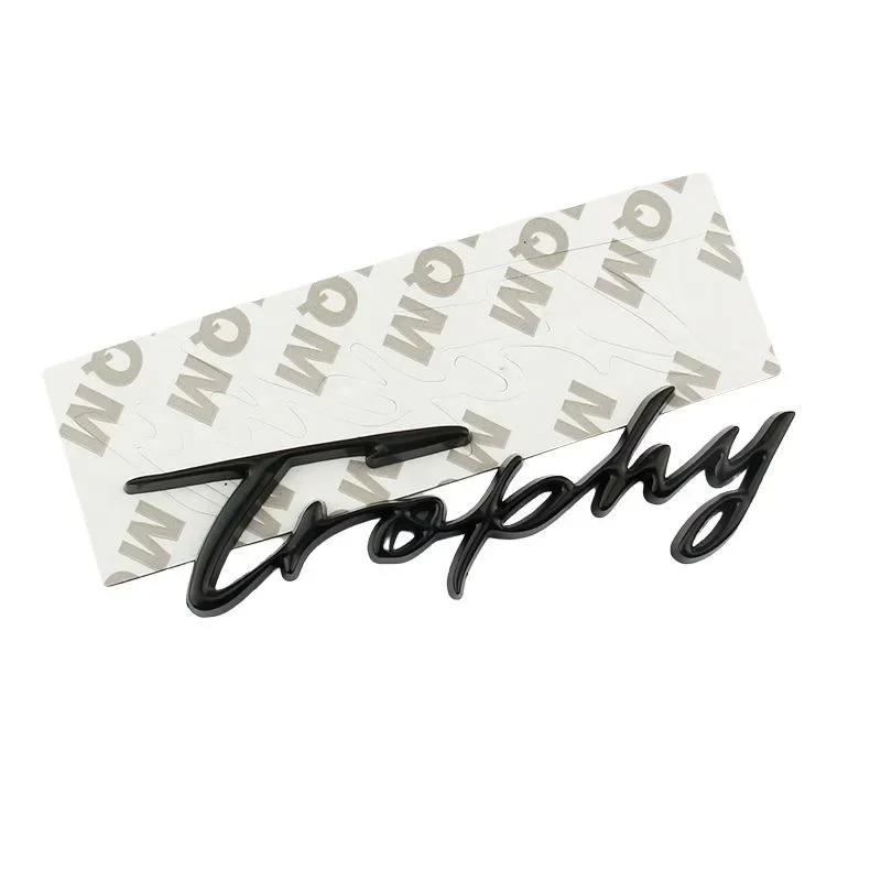 1Pc 3D Metal Trophy Letters Rear Trunk Body Decals Badge Emblem Stickers For MG5 MG6 ZS HS MG3 XPower Car Styling Accessories