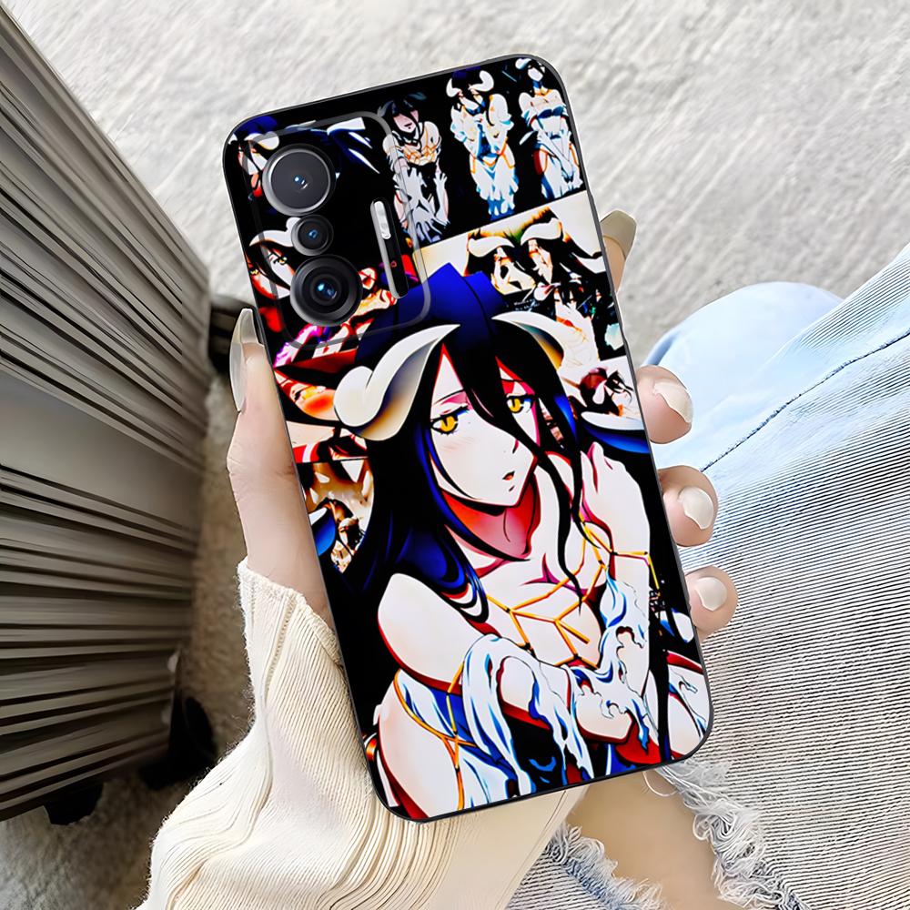 OVERLORD Albedo Phone Case For Xiaomi Poco M7 M6 M5 M4 4g 5g F7 F6 X7 X6 X5 Ultra Pro Silicone Cover Poco F6 Pro