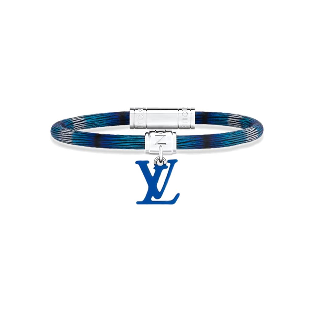 Louis Vuitton Keep It Shape Leather Bracelet Men's M8397E