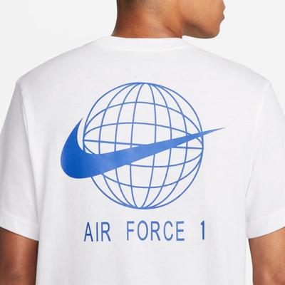 T Shirts Men's White Crew Neck Moderate Straight Fit DX1082-100