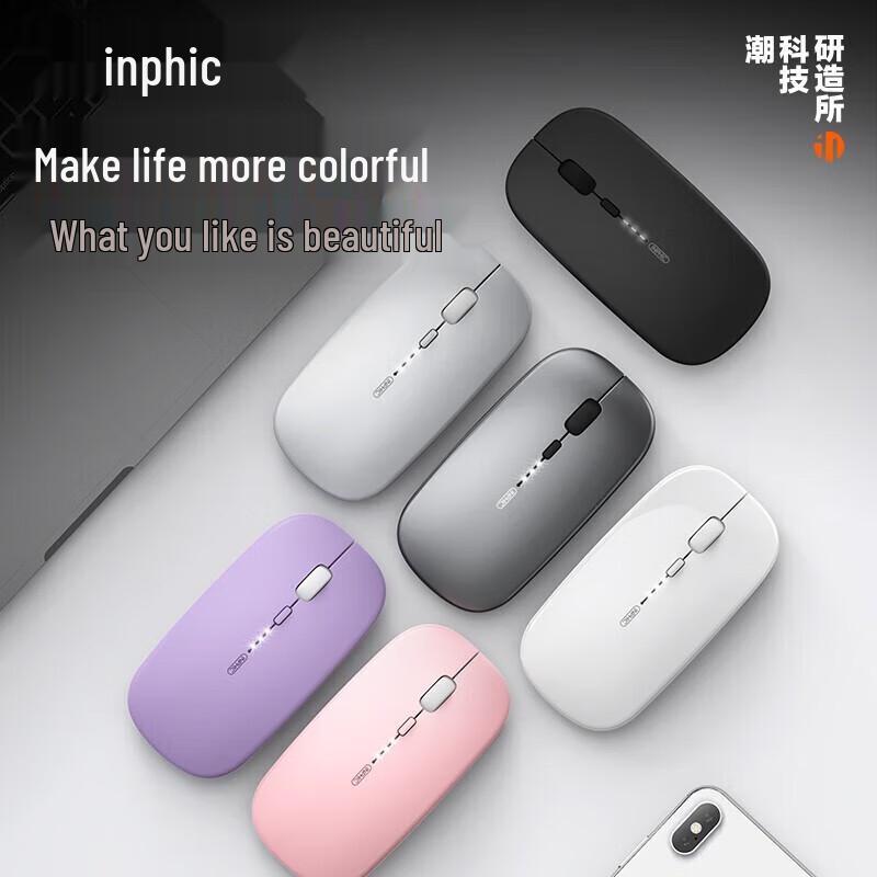 Inphic M1 Ultra-thin Silent Rechargeable Wireless Mouse