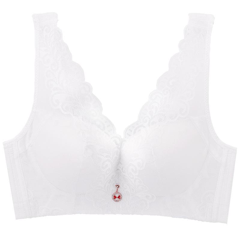 Super Large Size Bra Fat Mm Vest Type Steel Rimless Underwear
