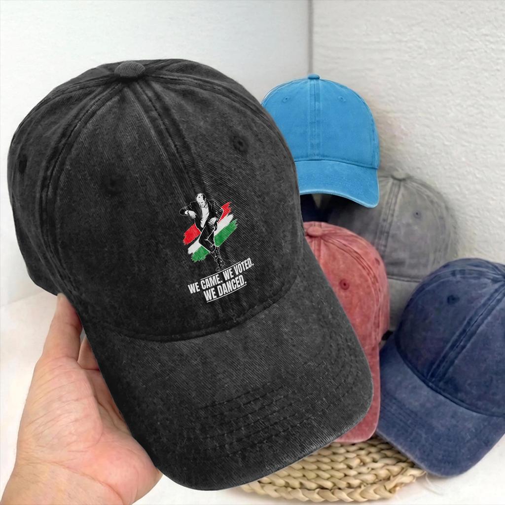Hungarian Election Tisza Victory Dancing Unisex Women Unstructured Baseball Cap Distressed Denim Hat Outdoor Gift Snapback Cap