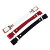3pcs Cowhide Leather Purse Handles Sew On DIY Purse Replacement Strap for Briefcases Shoulder Bags