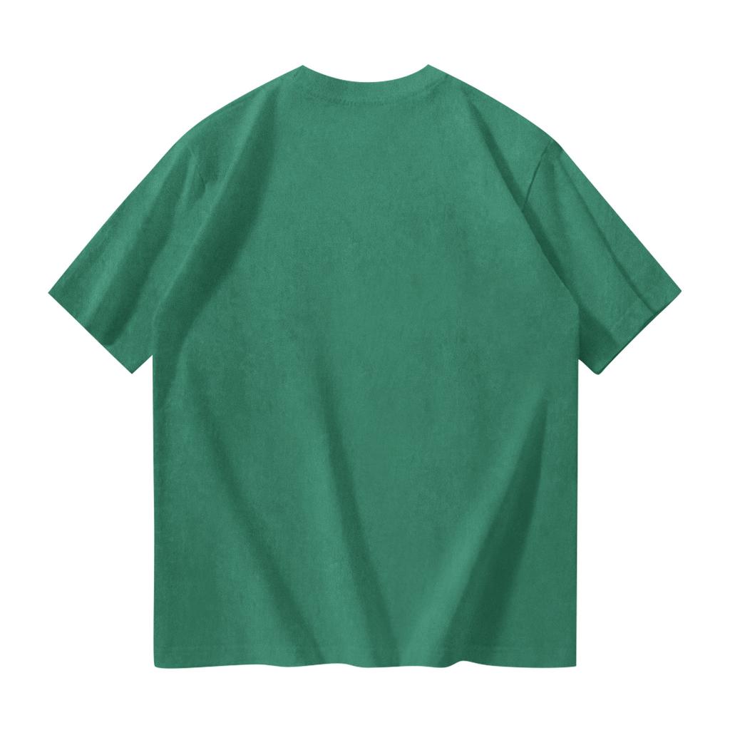 Men's Printed Round Neck T-Shirt Casual Sports Short-Sleeve Top
