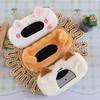 Cute Cartoon Plush Big Nosed Dog Large Capacity Pencil Case Plush Animal Portable Stationery Storage Box School Office Supplies