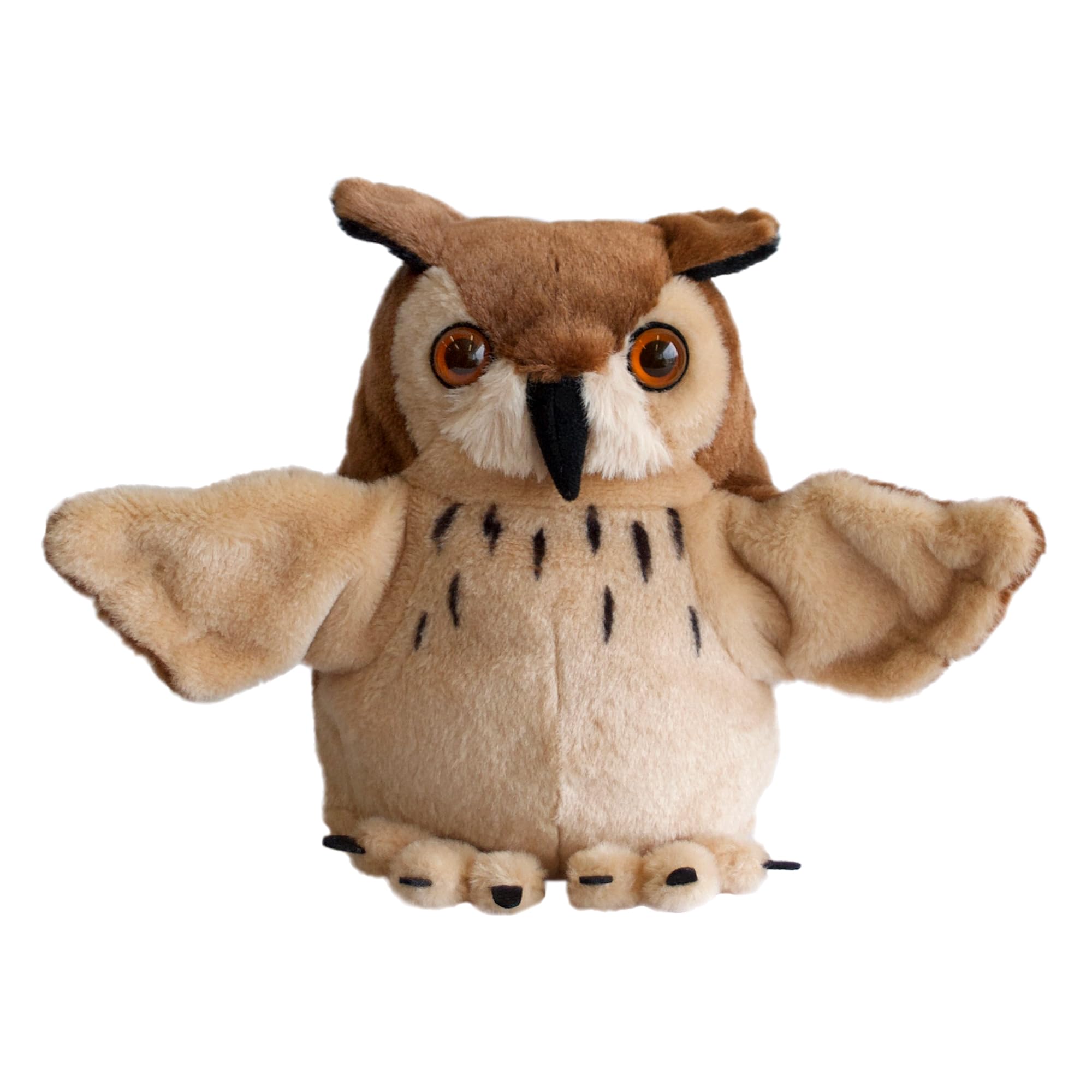 

AQUA Plush Squishy Owl Hand Puppet Toy, бежевый