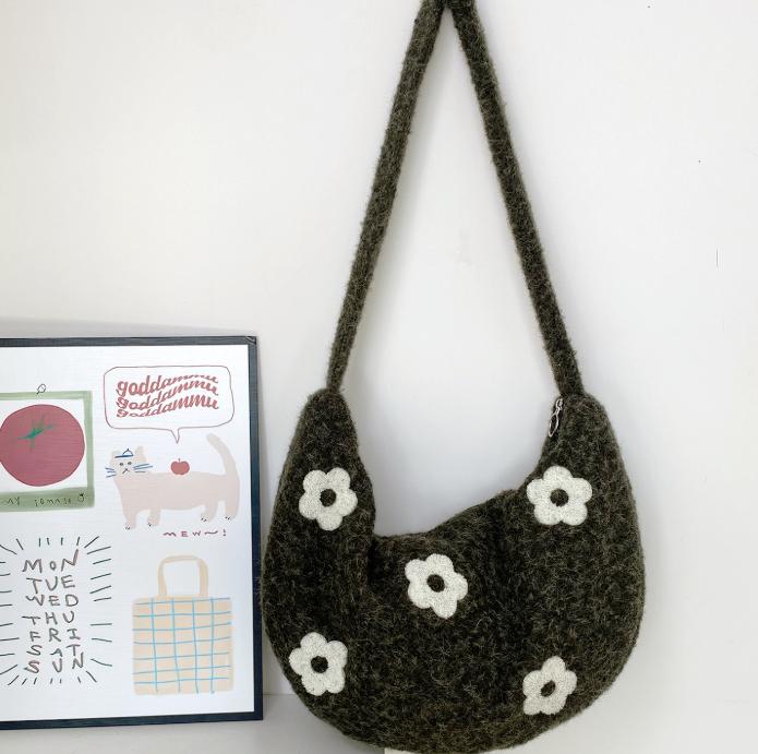 

Новая женская сумка-тоут 2025 зелёный/белый