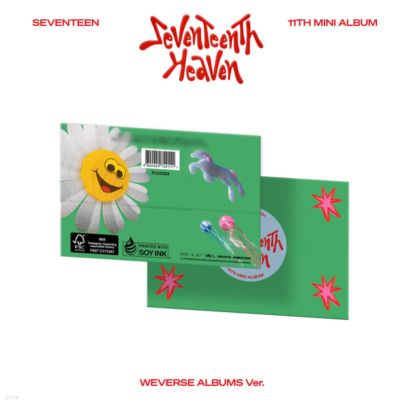 

SEVENTEEN - 11th Mini Album: SEVENTEENTH HEAVEN [Weverse Albums ver.]