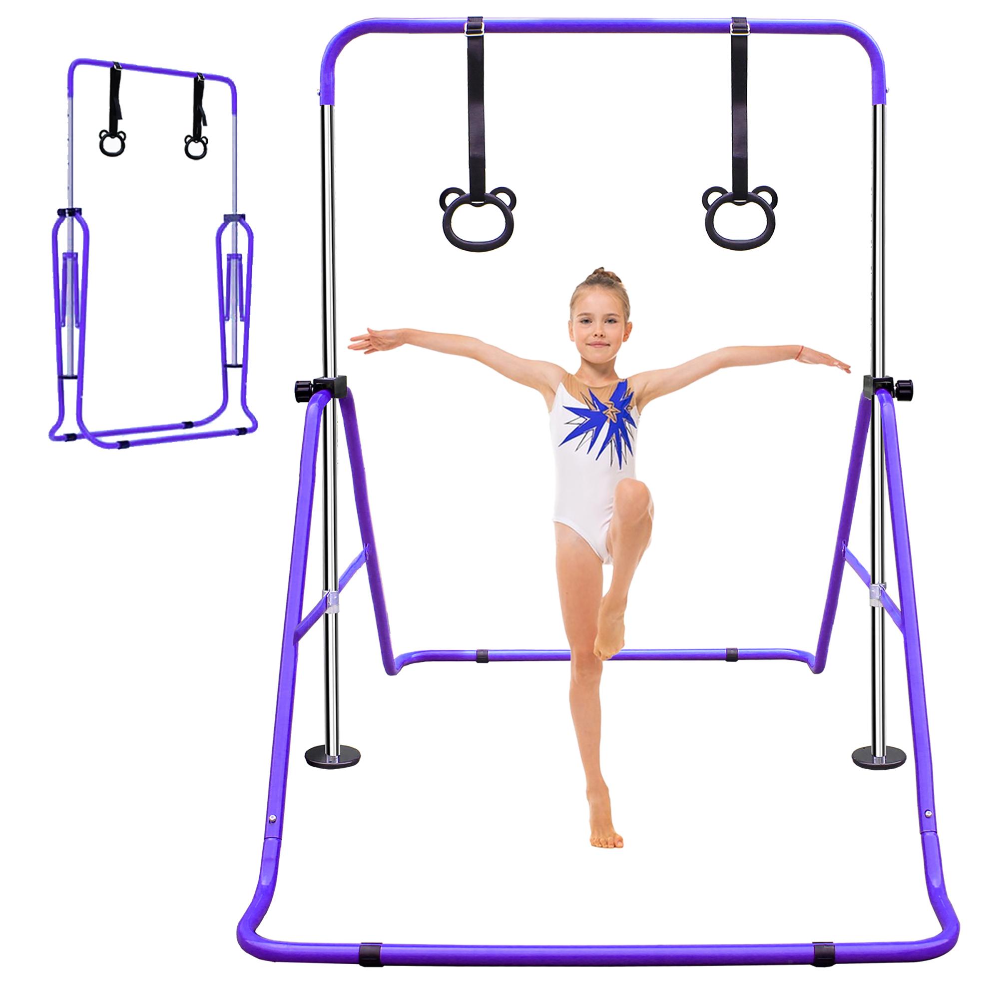 Children`s gymnastics bar, height adjustable from