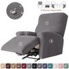 1 /3 Seater Water Repellent Polar Fleece Recliner Sofa Cover Elastic Relax Armchair Cover Stretch Lazy Boy Reclining Chair Cover
