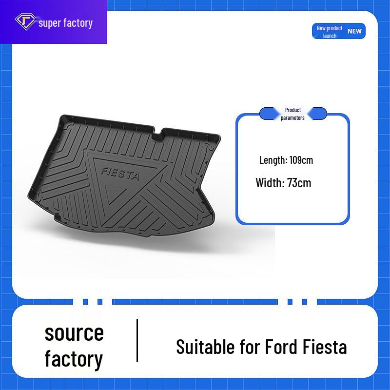 Waterproof TPE Trunk Mat for Ford Kuga and Taurus – Durable, One-Piece, Wear-Resistant