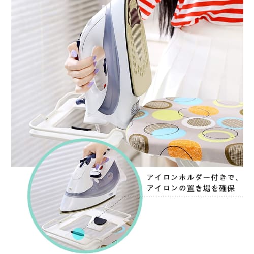 Professional Ironing Board, Lightweight and Durable, with Leg Stoppers for Stability, 8 Height Adjustments, Heat-Resistant, Space-Saving, Breathable K