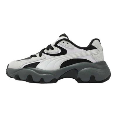 Pulsar Lite Pop Retro Comfortable Low-Top Lifestyle Shoes Women Sneaker Gray Black 402982-02