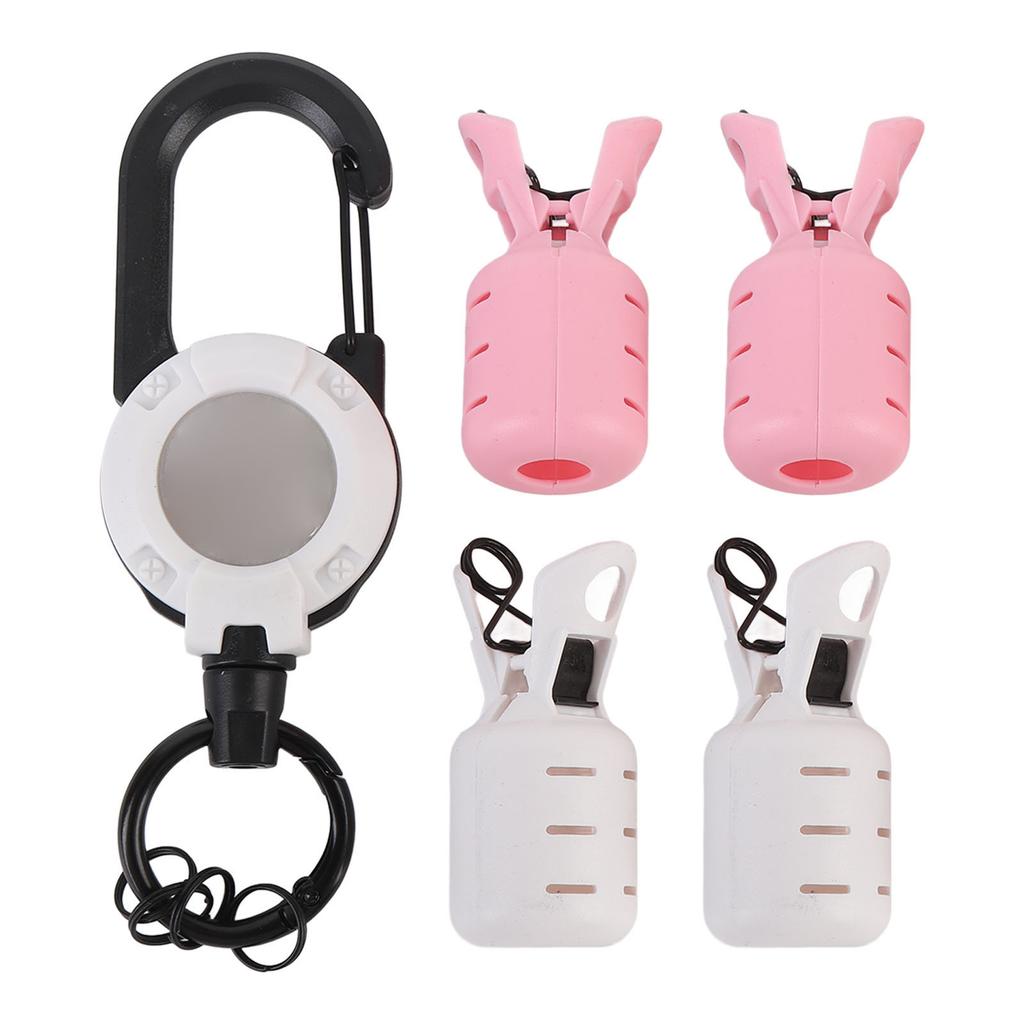 Plastic Hook Safety Caps Portable Lightweight Fishing Hook Protector Case Fishing Hook Cover with Retractable Buckle for Lakes