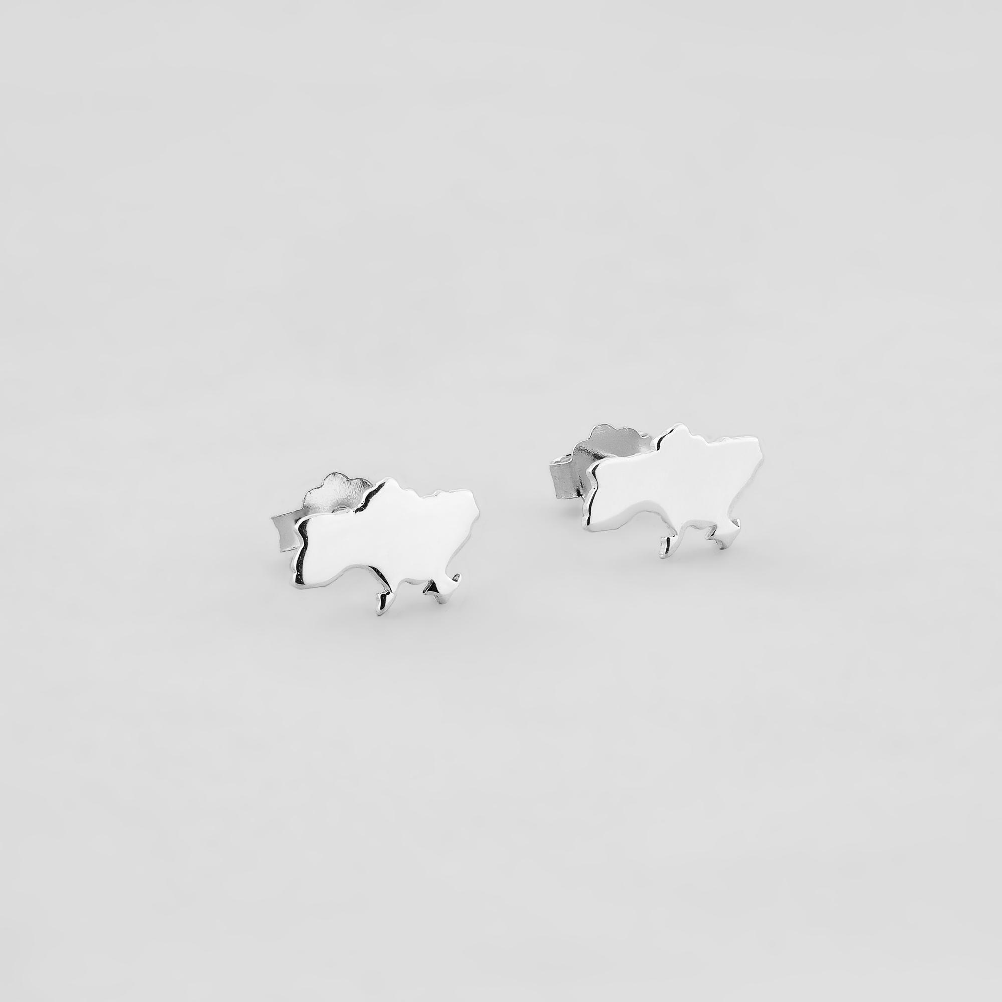 

Сережки Ми з України срібний