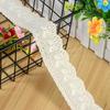 4meterslot Cotton 4cm Pure Wide Embroidery Bow Lace Diy Clothes Skirt Edge Collar Bedding Clothing Decoration Accessories