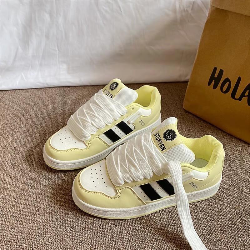 Niche platform versatile student board shoes women's tide spring new leisure sports bread shoes